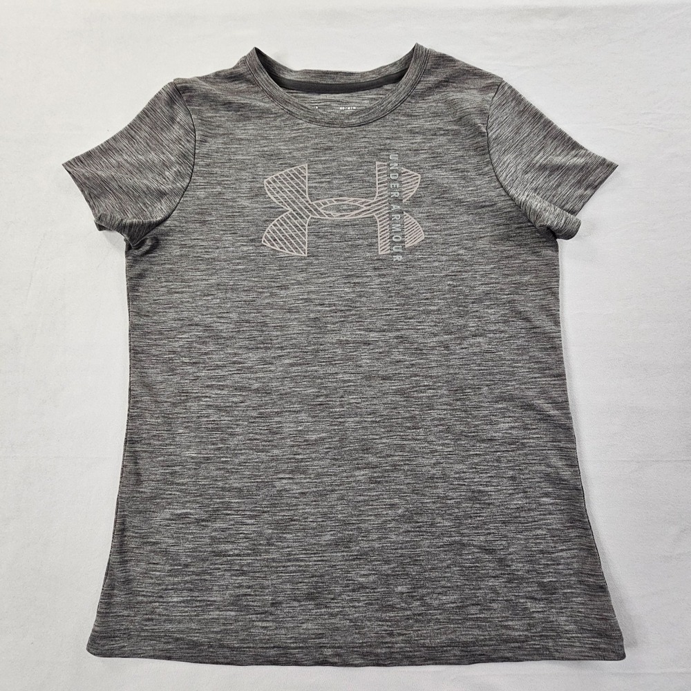 Under Armour HeatGear Loose Gray Short Sleeve Performance T-Shirt Women's M